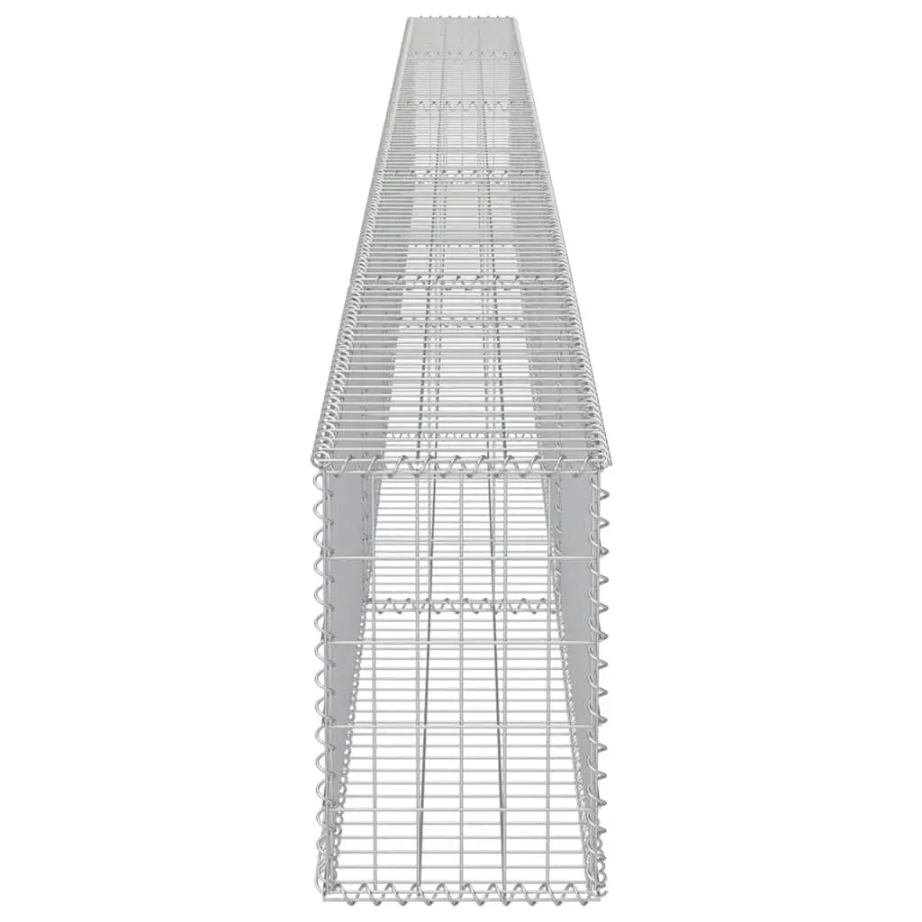 Gabion Panel Steel Retaining Wall 600x30x50cm Silver Landscape Barrier