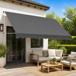 Reliable 350cm Manual Awning for Lasting Use