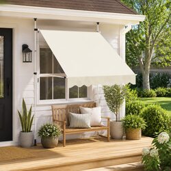 Comfort and Value in a 200cm Cream Awning