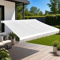 Reliable Cream Awning Replacement Fabric 4.5x3 m
