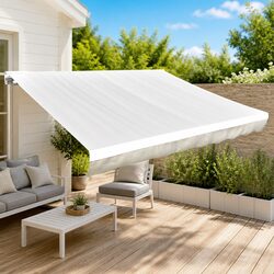 Reliable 5x3m Cream Awning Fabric for Outdoor Comfort