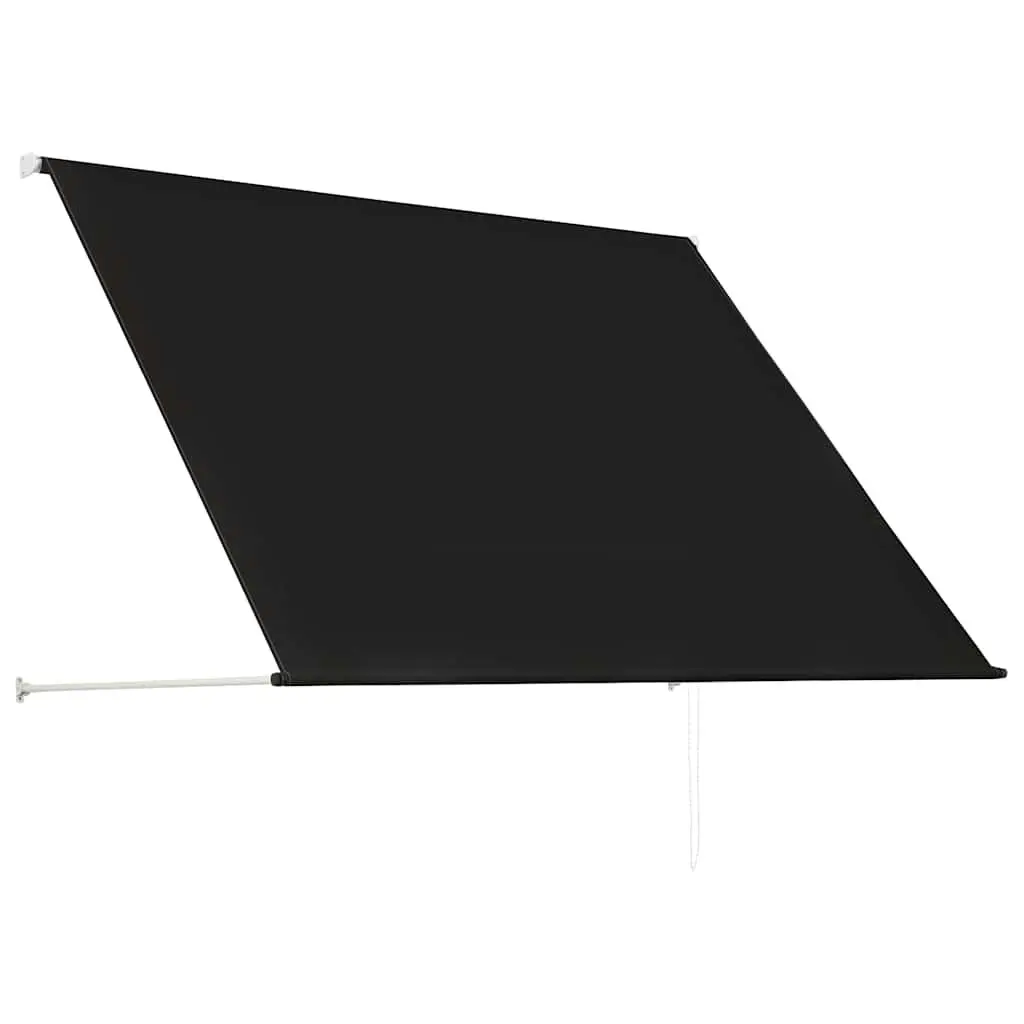 Retractable Awning Window Balcony Terrace Garden Shade 200x150cm Anthracite