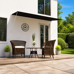 Reliable Retractable Awning 250x150 cm Anthracite