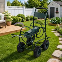 Reliable Garden Hose Trolley with Easy Mobility