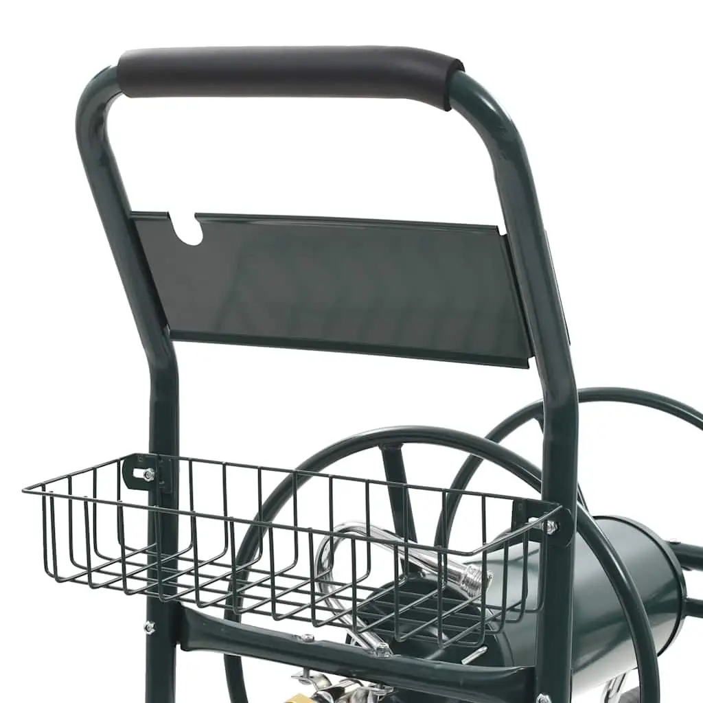 Garden Hose Trolley Reel Cart 75m Storage Organiser Green
