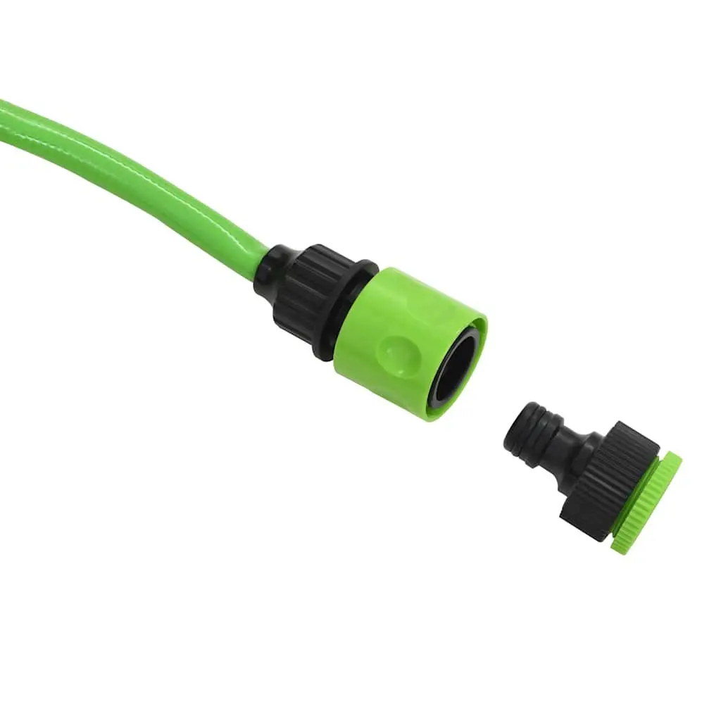 Retractable Water Hose Reel 10m Green Wall Mounted Automatic Garden Irrigation Tool