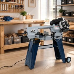Band Saw with Stand 230V Metal Cutting Machine Adjustable Speed Tiltable