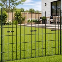 Sturdy Garden Fence U Mat Connector Set - 10 Units