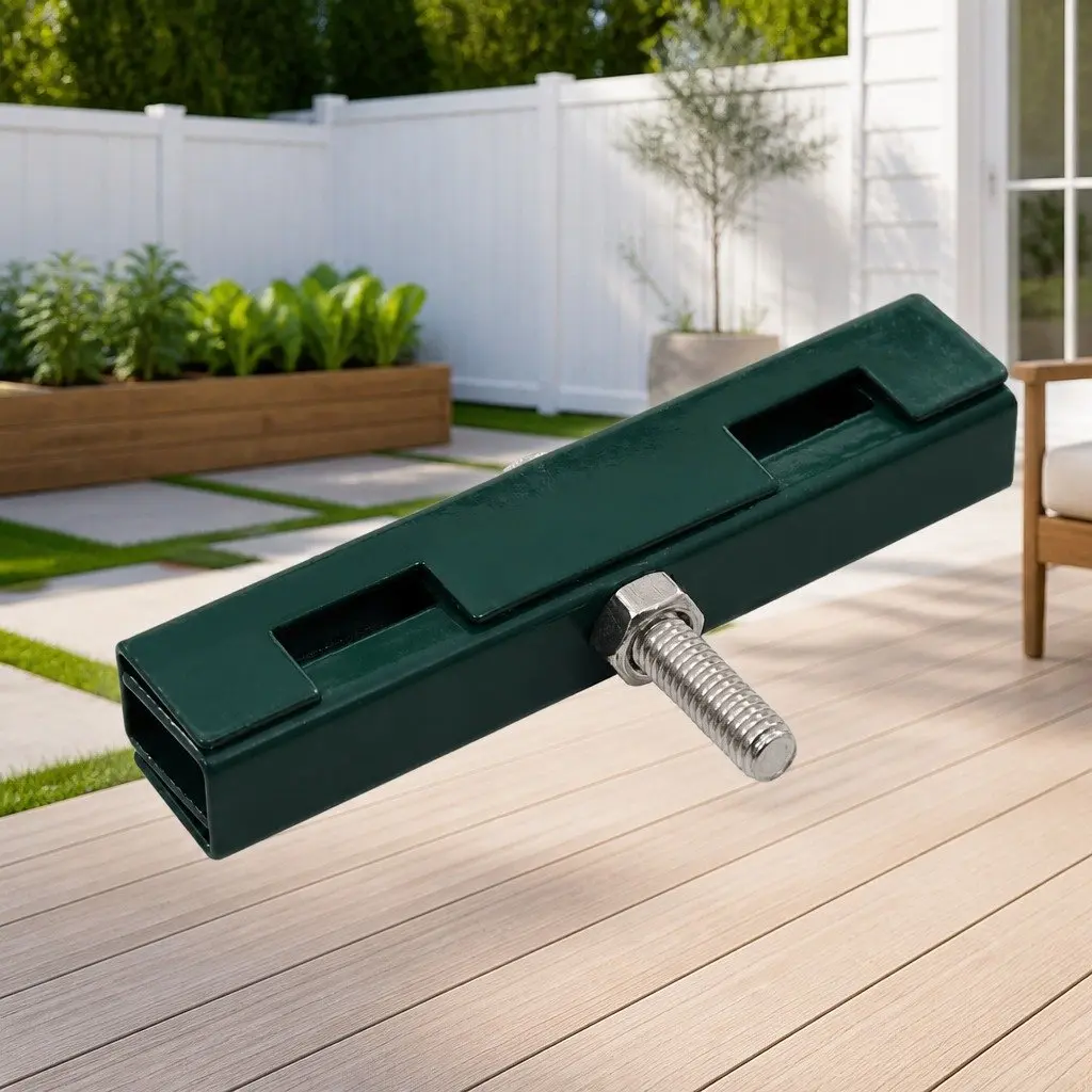Garden U Mat Connector 10 Piece Green Fence Mesh Panel Joint Bracket