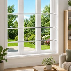 Reliable Adjustable Window Bars Set of 3 for Security Needs