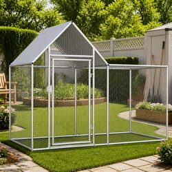 Reliable Chicken Coop 2x1x1.5 m with Lockable Door