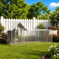 Reliable Chicken Coop with Galvanised Steel Design