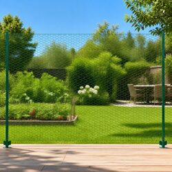 Reliable Green Wire Mesh Fence Panel 25x2m for Outdoor Needs