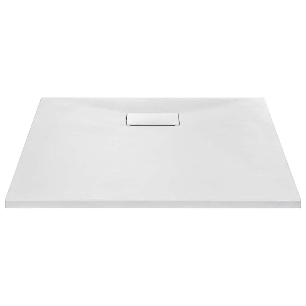Shower Base Tray Low Profile 90x90 cm White Modern Bathroom Fixture