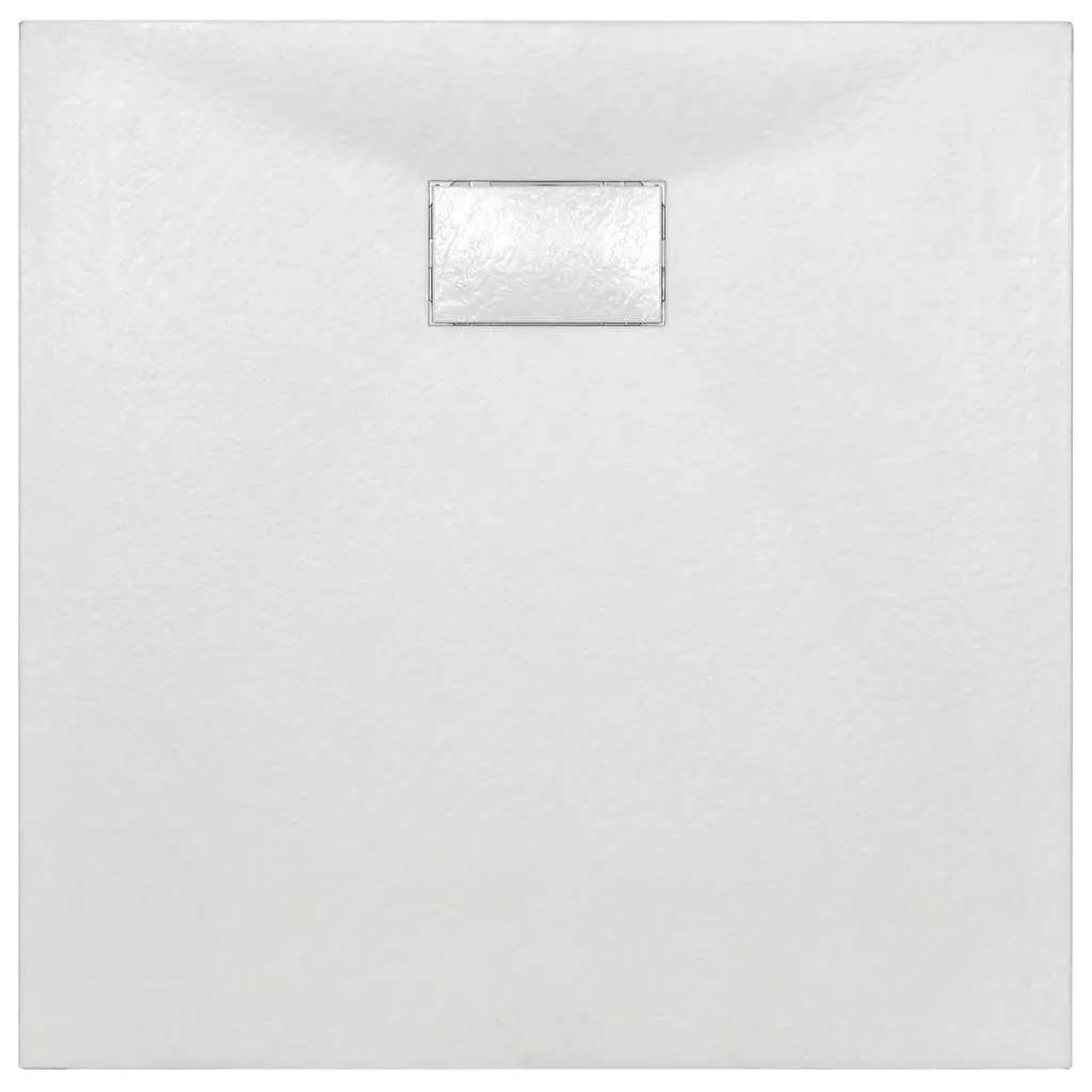 Shower Base Tray Low Profile 90x90 cm White Modern Bathroom Fixture