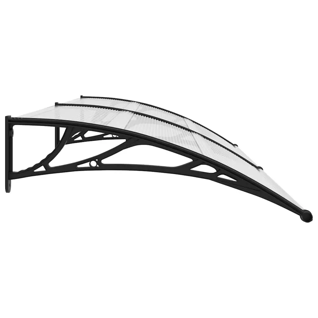 Polycarbonate Awning Door Canopy Outdoor Protection Multicolour 240x75cm