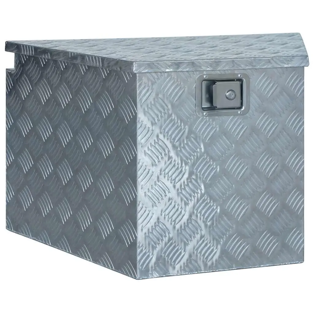 Aluminium Storage Box Tool Organiser 737x410x460 mm Silver