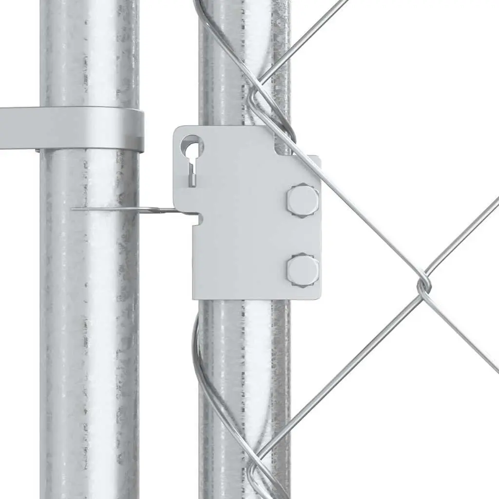 Large Dog Kennel Run Exercise Pen 382 x 192 x 225 cm Silver