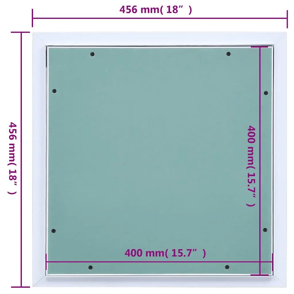 Access Panel Inspection Hatch Plasterboard 400x400mm Aluminium Frame