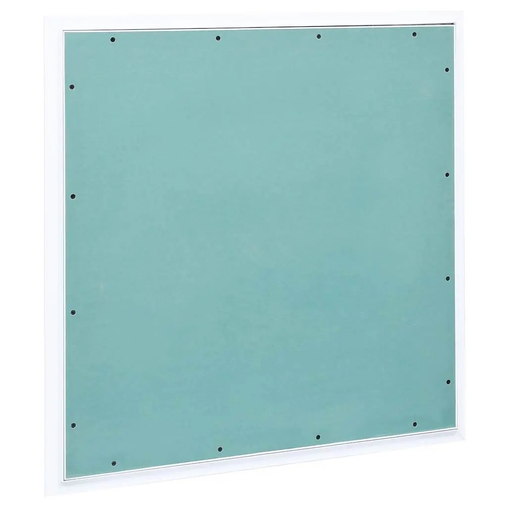 Access Panel Inspection Hatch Aluminium Frame 600x600mm Green Plasterboard
