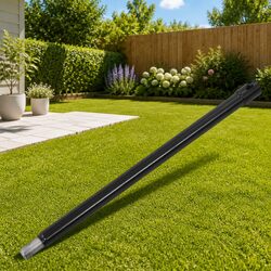 Drill Extension Steel 0.5m Ground Auger Bit Extension Black Heavy Duty