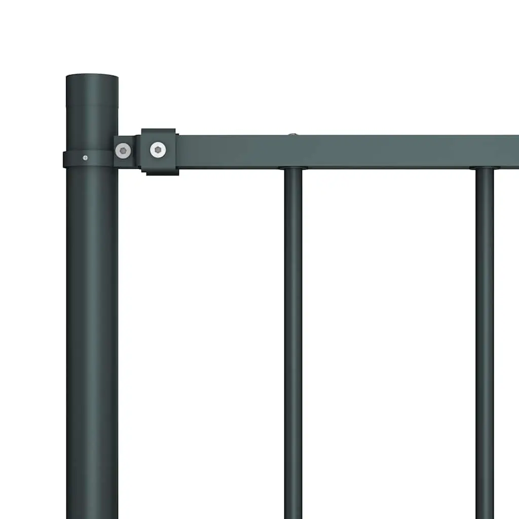 Steel Fence Panel Garden Partition 1.7 x 1 m Anthracite