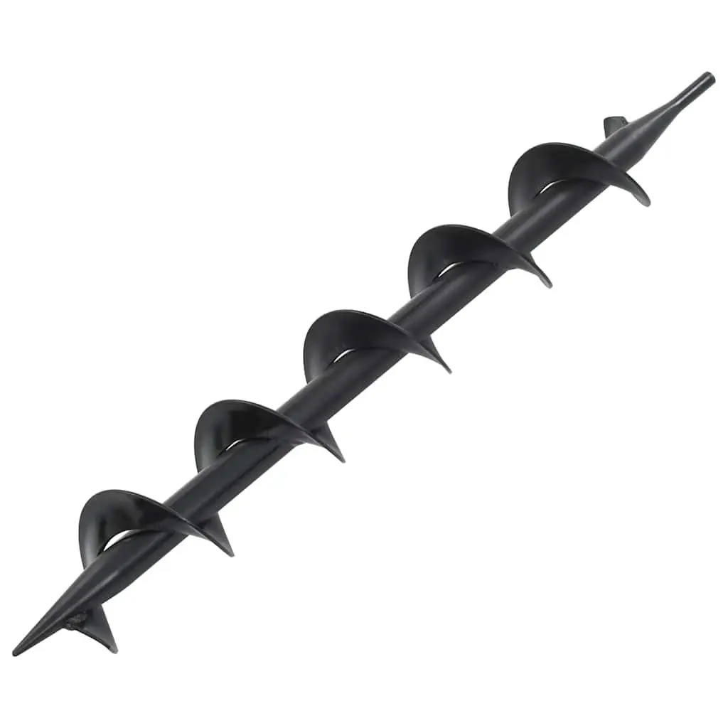 Auger Drill Bit Steel 75mm Digging Diameter 600mm Length Garden Post Fence