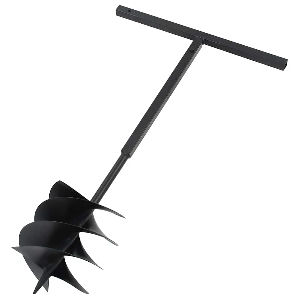 Ground Drill 250mm Auger Soil Aeration Tool Black