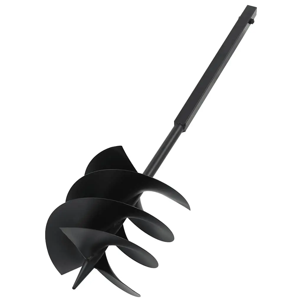 Ground Drill 250mm Auger Soil Aeration Tool Black