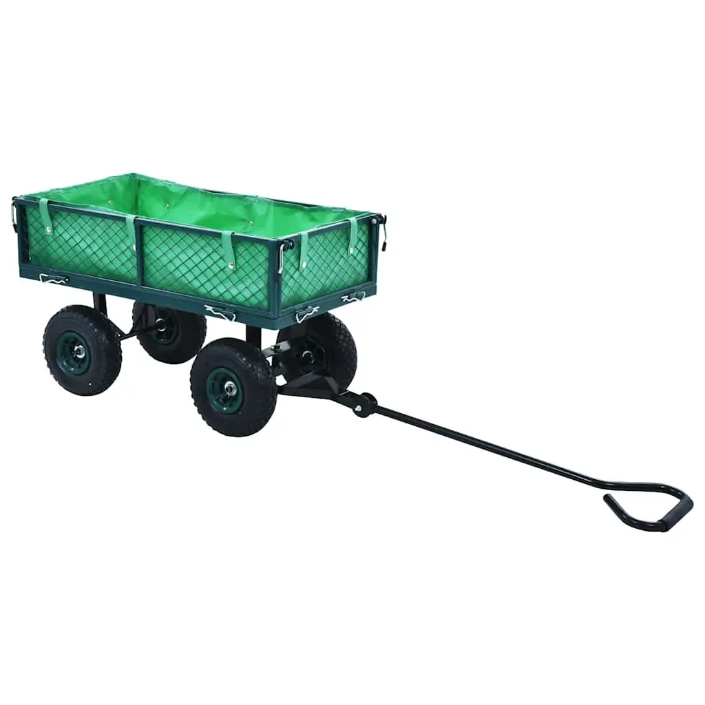 Garden Hand Trolley Heavy-Duty Steel Cart 250kg Load Capacity Red