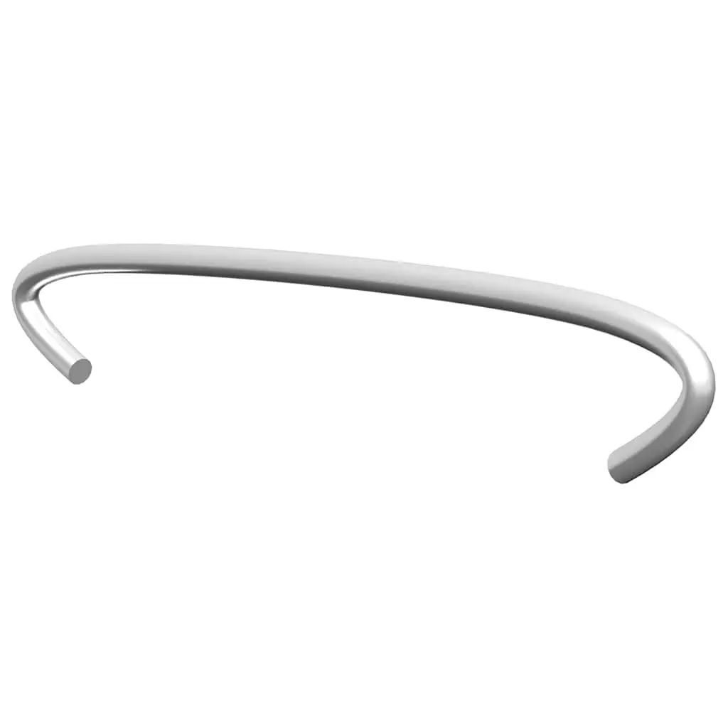 Gabion Hooks Silver Distance Holders 10cm Heavy Duty Galvanised Steel Spacers for Garden Fencing and Stability