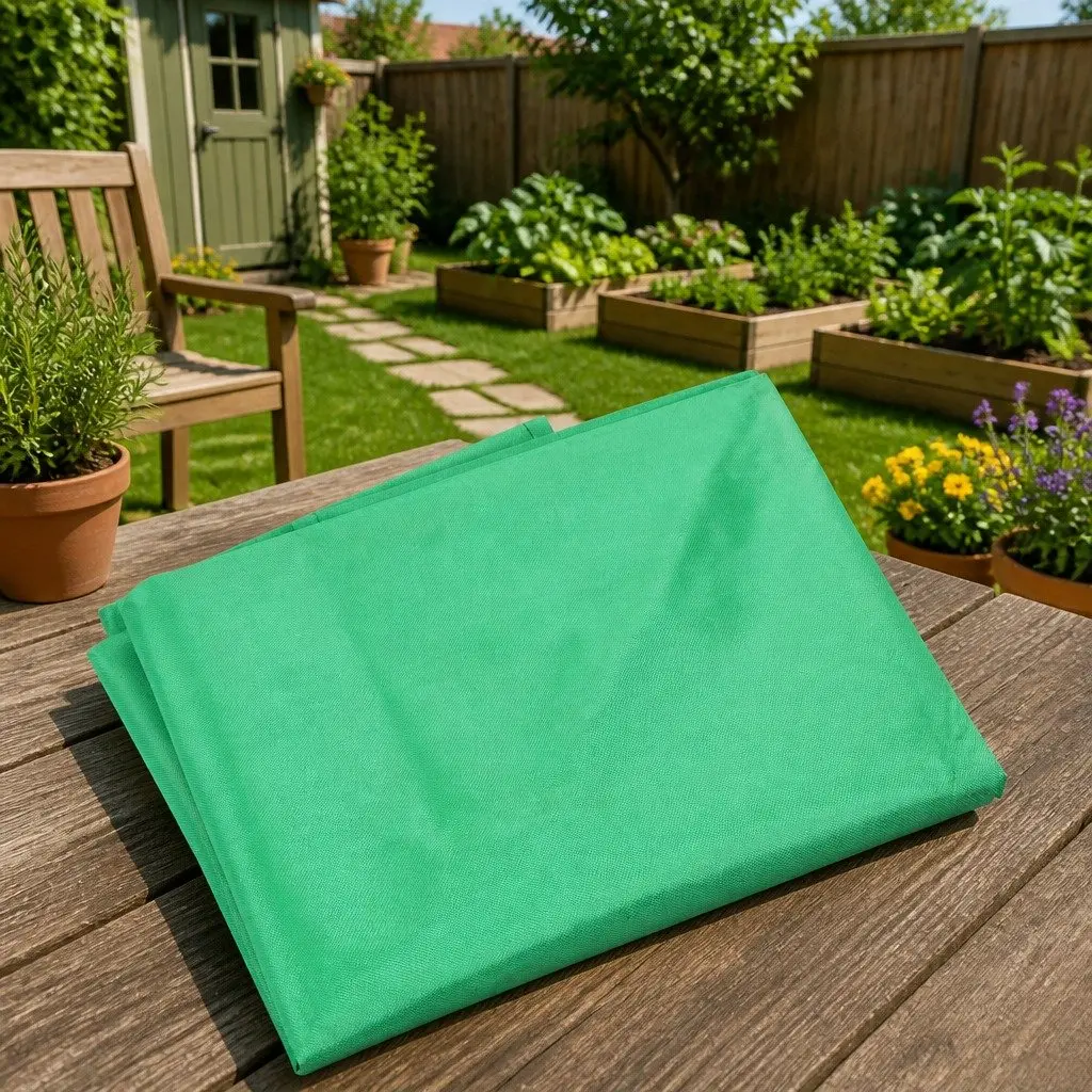 Weather-Resistant Garden Cart Liner in Green
