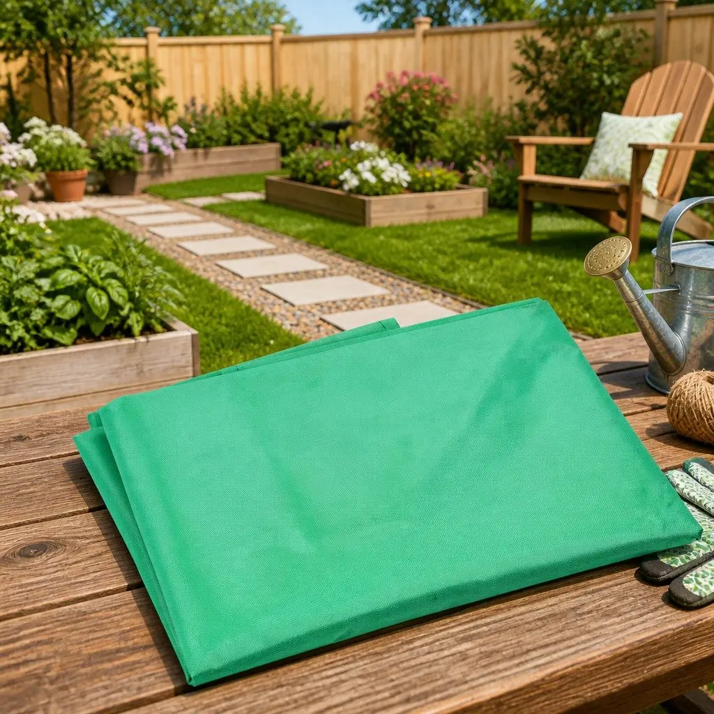 Garden Cart Liner Green Fabric Heavy Duty Utility Wagon Accessory Landscaping