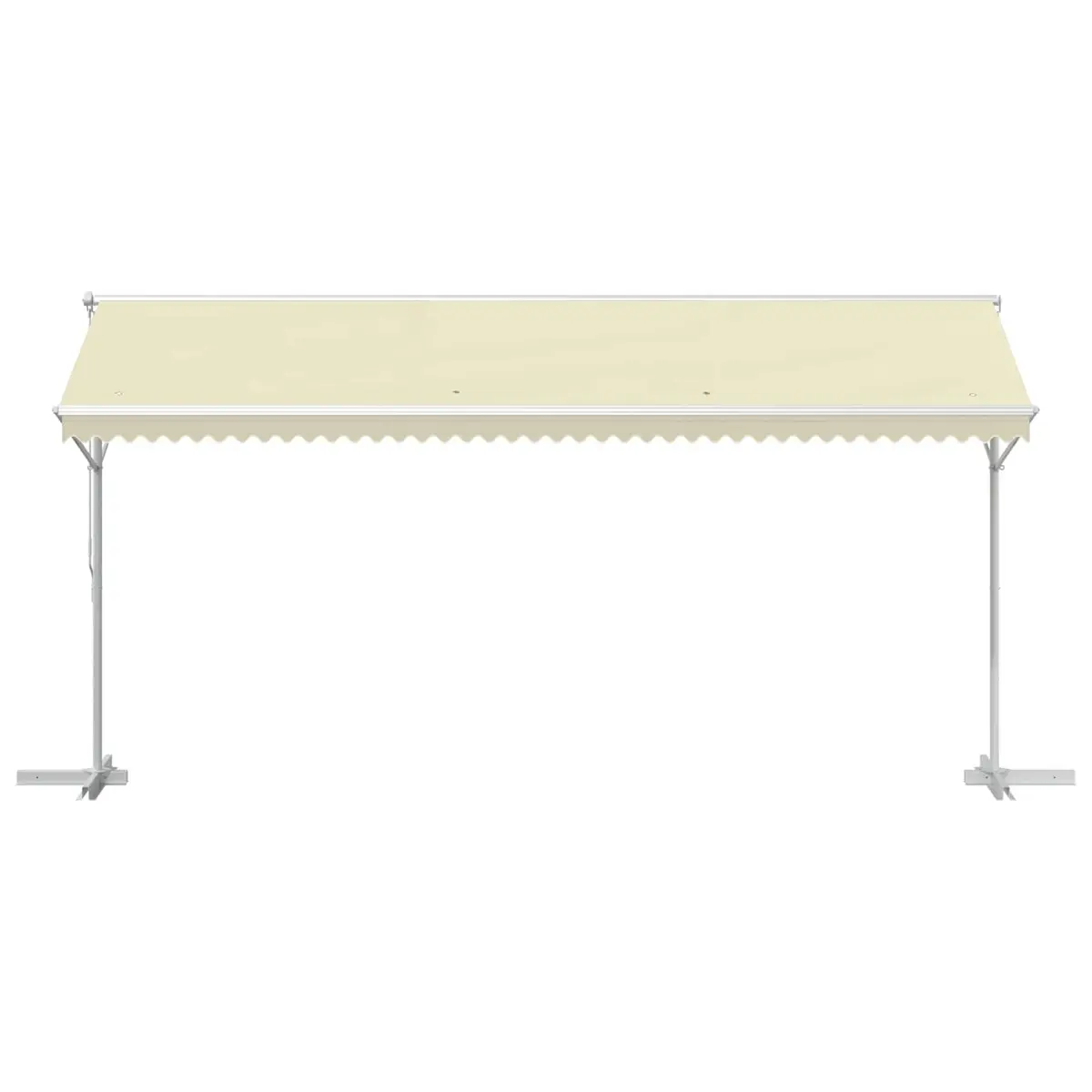 Free Standing Awning Outdoor Sunshade Canopy 500x300 cm Cream