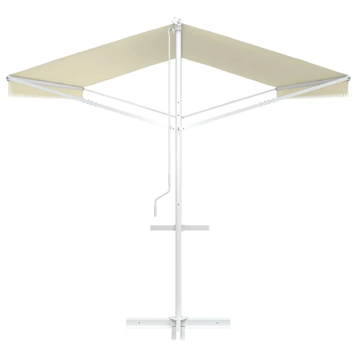 Free Standing Awning Outdoor Garden Patio Sunshade 600x300 cm Cream
