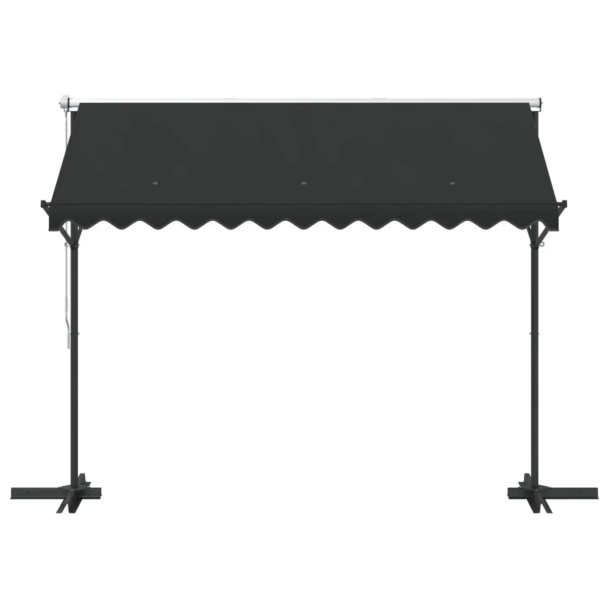 Free Standing Awning Outdoor Garden Patio Sunshade 300x300 cm Anthracite