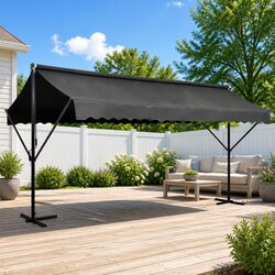 Practical Free Standing Awning 500x300 cm for Outdoor Use