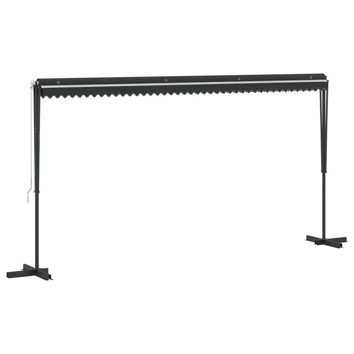 Free Standing Awning Outdoor Sunshade 500x300 cm Anthracite