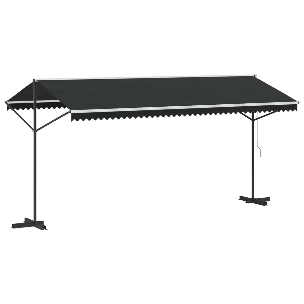 Free Standing Awning Outdoor Sunshade 500x300 cm Anthracite
