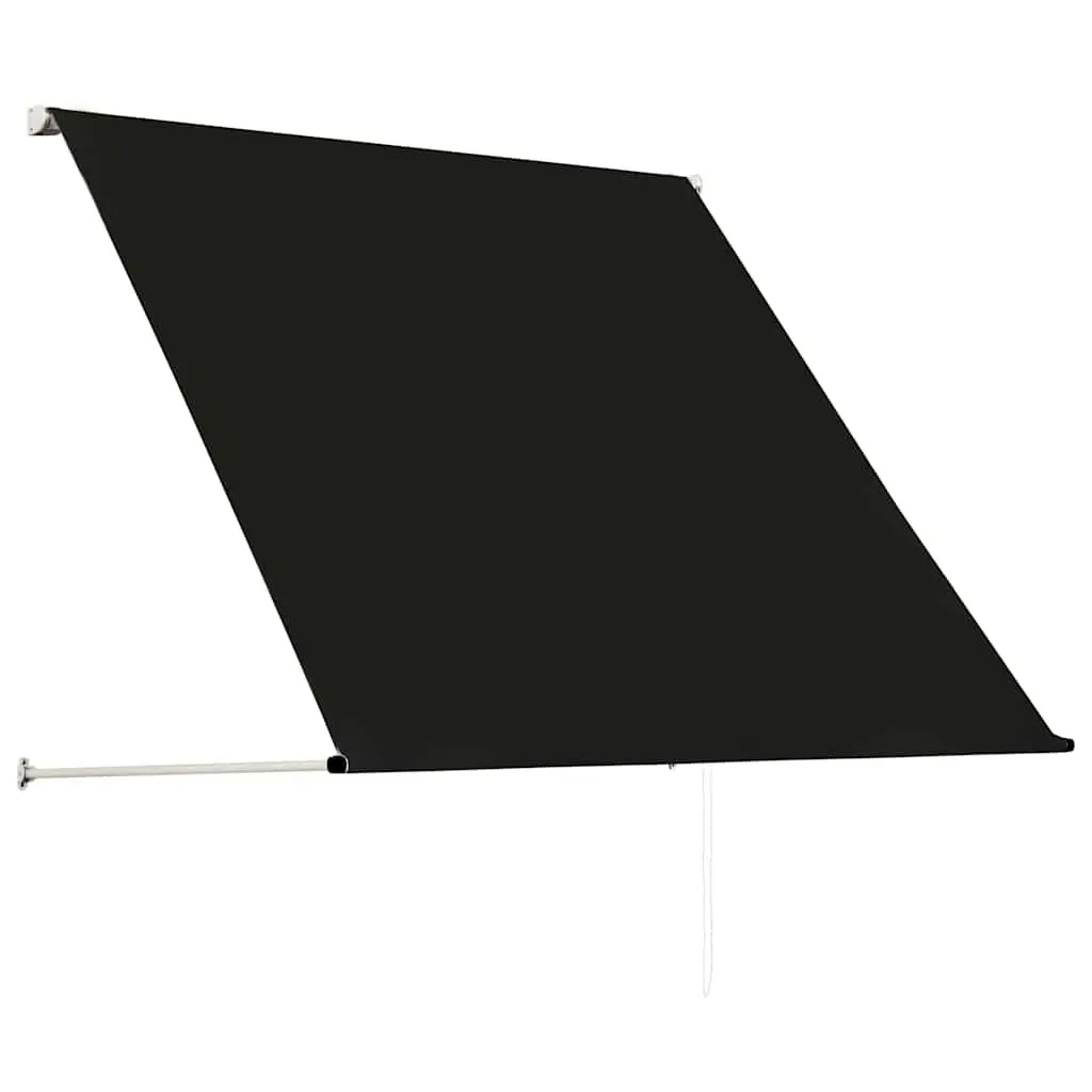 Retractable Awning Window Terrace Balcony Garden Canopy 100x150 cm Anthracite