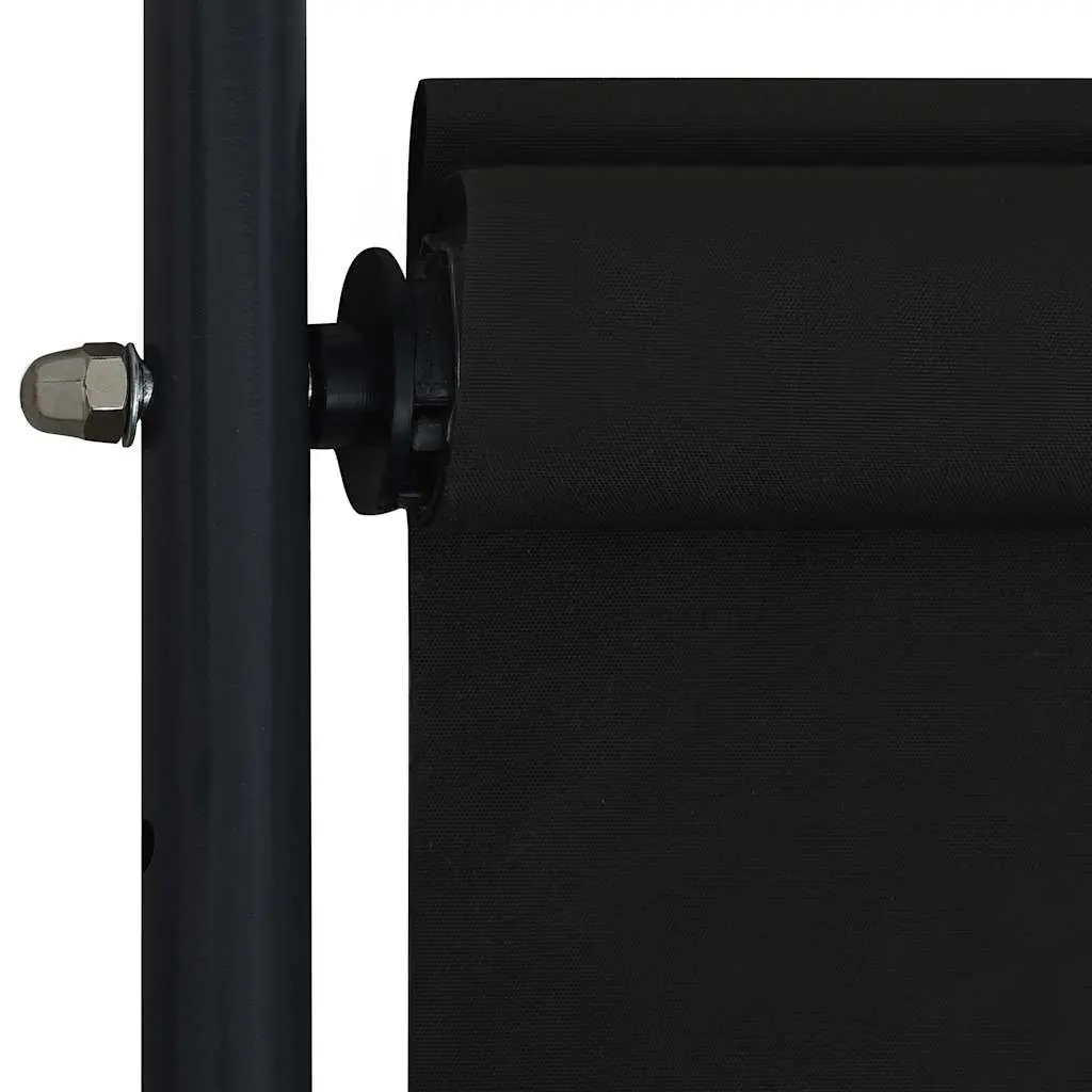 Outdoor Roller Blind Hand Crank 120x270cm Anthracite Patio Balcony Shade Privacy