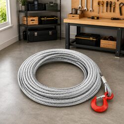 Wire Rope Cable 800kg 20m Steel Galvanised Hoisting Binding Winch Railing