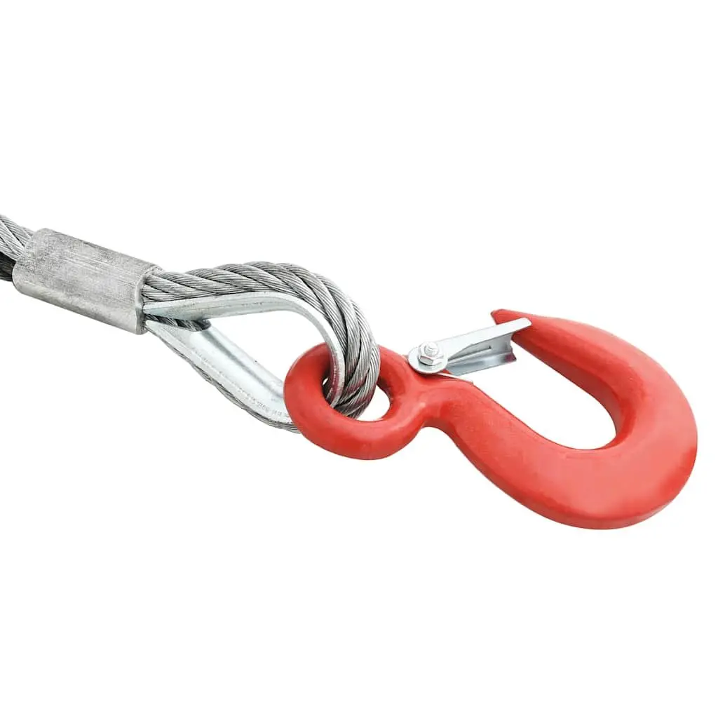 Wire Rope Cable Hoisting Binding 20m Galvanised Steel 800kg