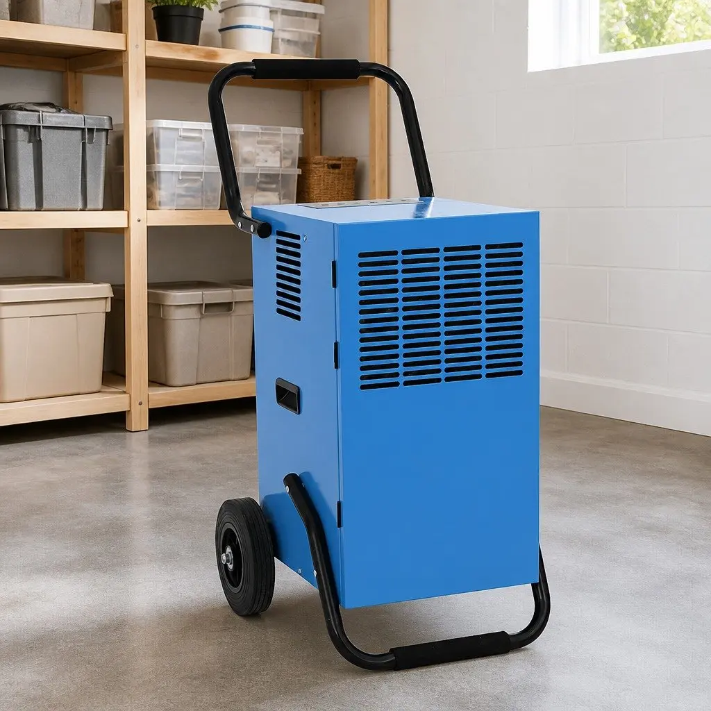 Dehumidifier 50L/24h Hot Gas Defrost 650W Blue