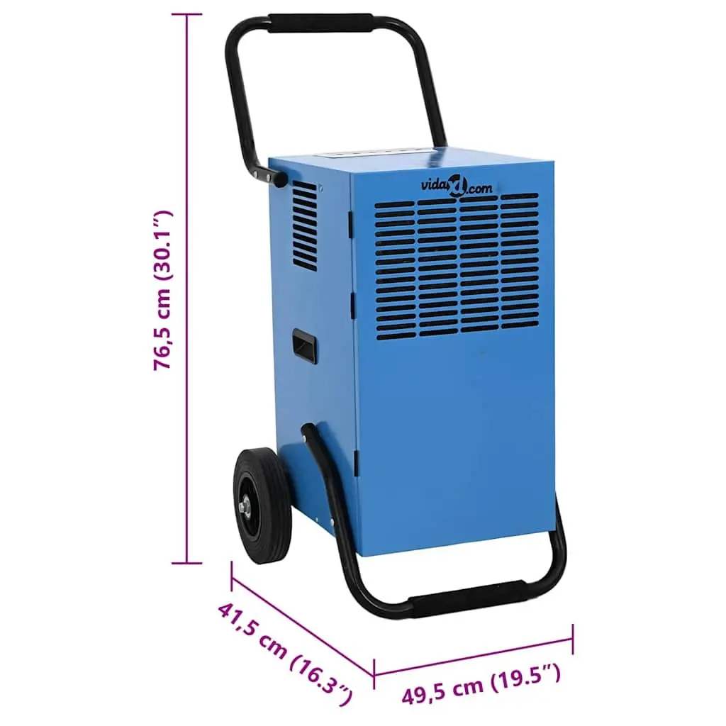 Dehumidifier 50L/24h Hot Gas Defrost 650W Blue