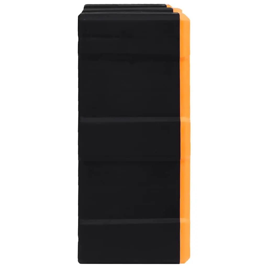 Multi-Drawer Organiser Tool Storage Box 64 Drawers Hardware Fasteners Organiser Orange
