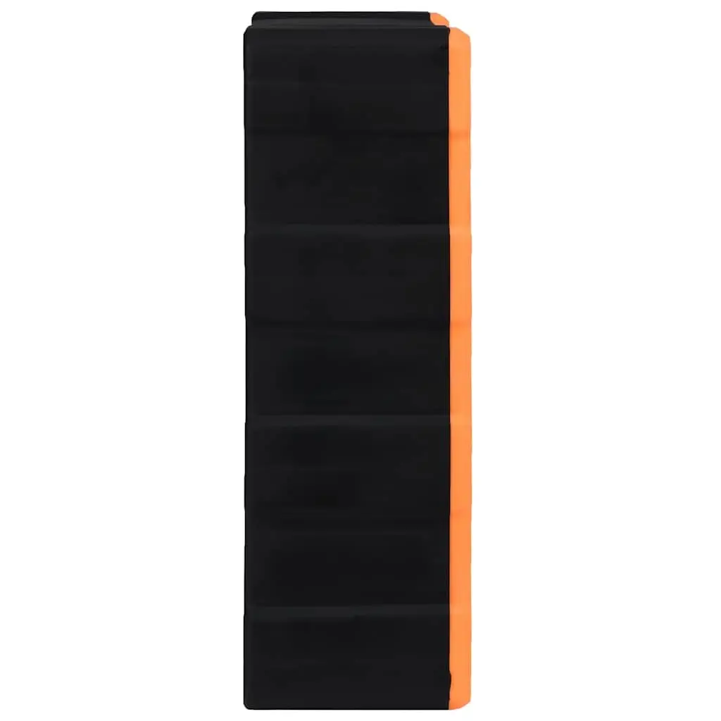 Multi-Drawer Organiser Tool Storage Box 39 Drawers Orange