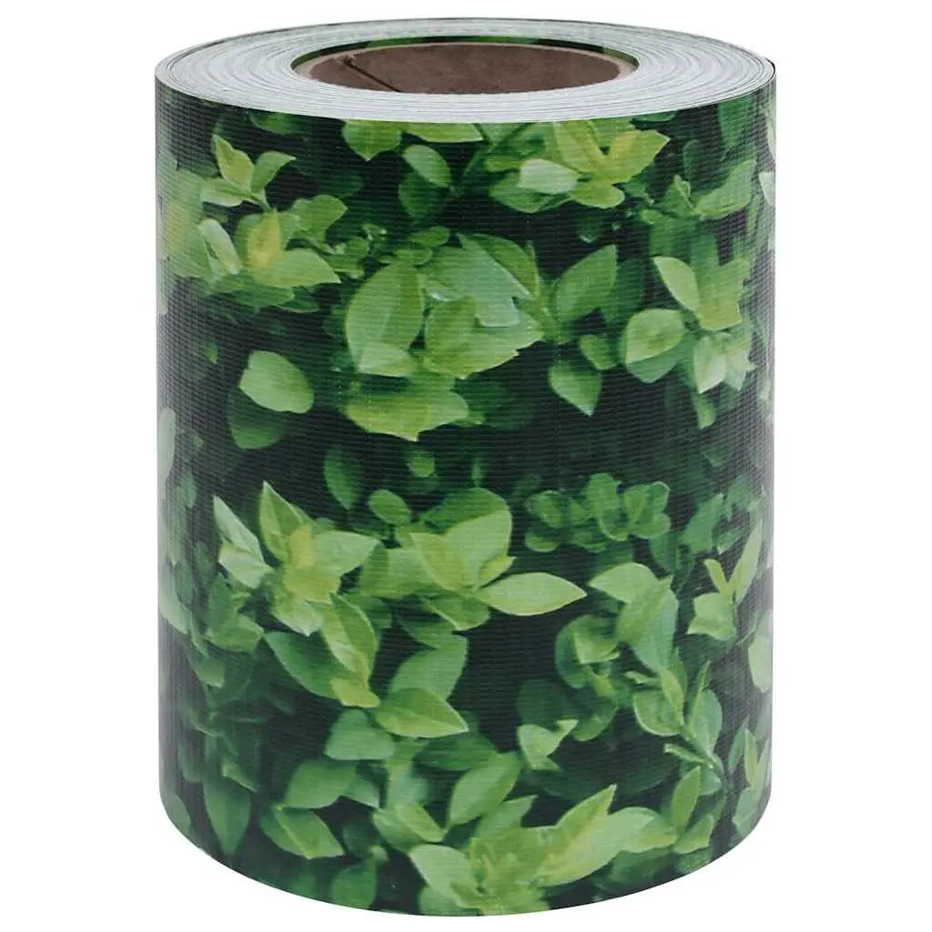 Garden Privacy Screen Fence Roll PVC Windbreak Barrier 35x0.19m Green