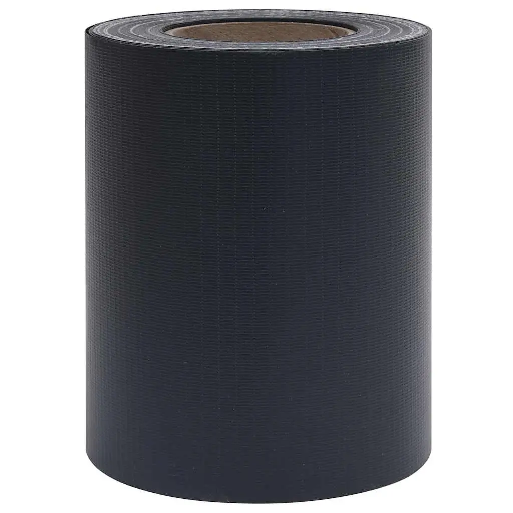 Garden Privacy Screen PVC 35x0.19 m Matte Dark Grey Windbreak