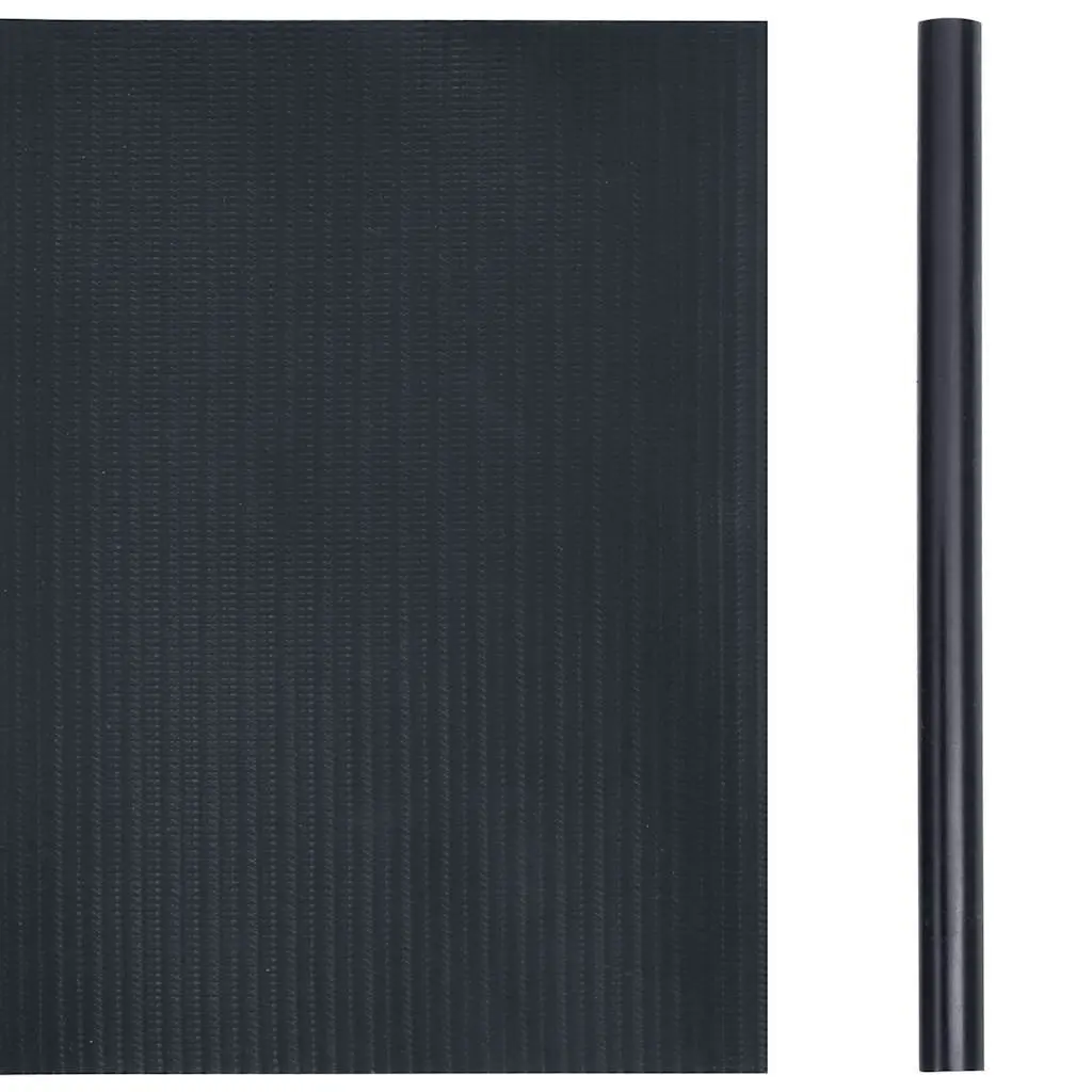 Garden Privacy Screen PVC 35x0.19 m Matte Dark Grey Windbreak